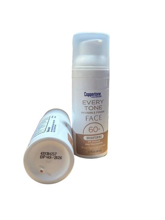 Coppertone Other - 2 Pack Coppertone Every Tone Invisible Finish FACE SPF 60+ Moisturizer 9/2026